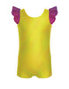 Rainbow Connection Tank Biketard with Gather Sleeves