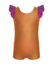 Rainbow Connection Tank Biketard with Gather Sleeves