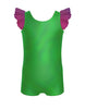 Rainbow Connection Tank Biketard with Gather Sleeves