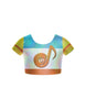 DJ Cap Sleeve Crop Top