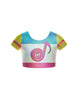 DJ Cap Sleeve Crop Top