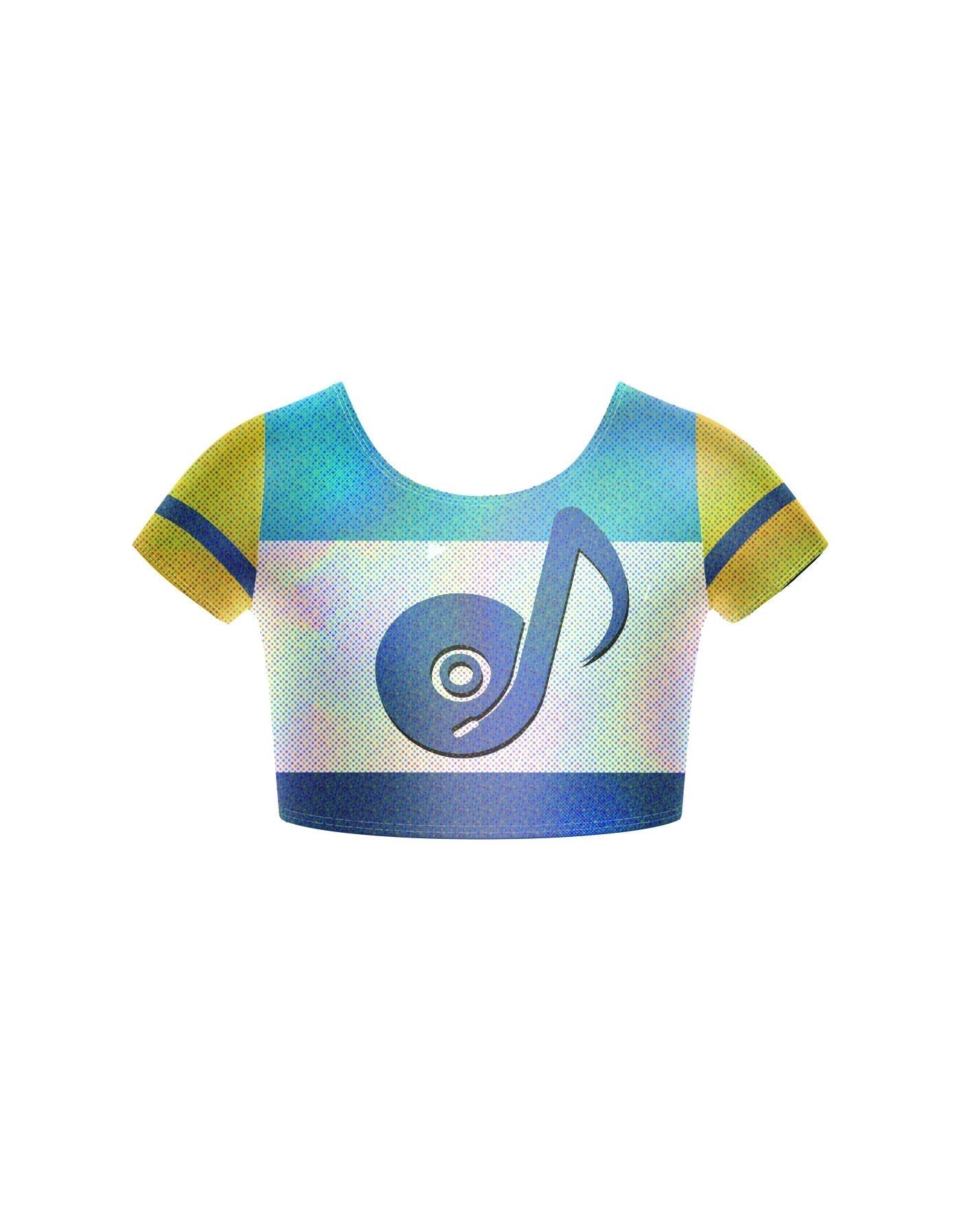 DJ Cap Sleeve Crop Top