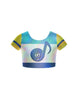 DJ Cap Sleeve Crop Top