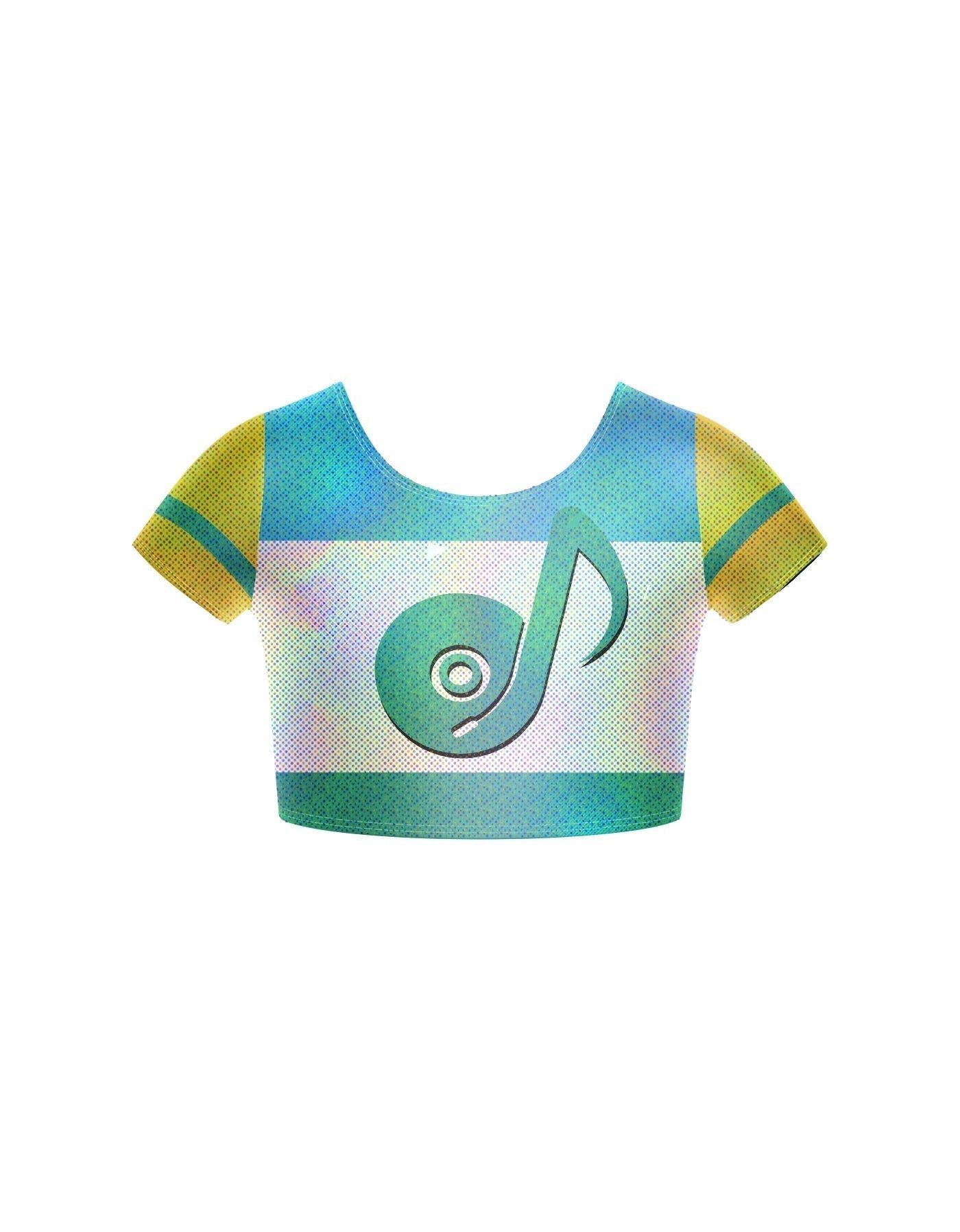 DJ Cap Sleeve Crop Top