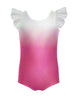 Ombre Magic Tank Gather Sleeve Leotard