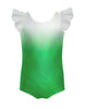 Ombre Magic Tank Gather Sleeve Leotard