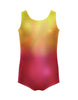 Ombre Brights 3 Tone Tank Leotard