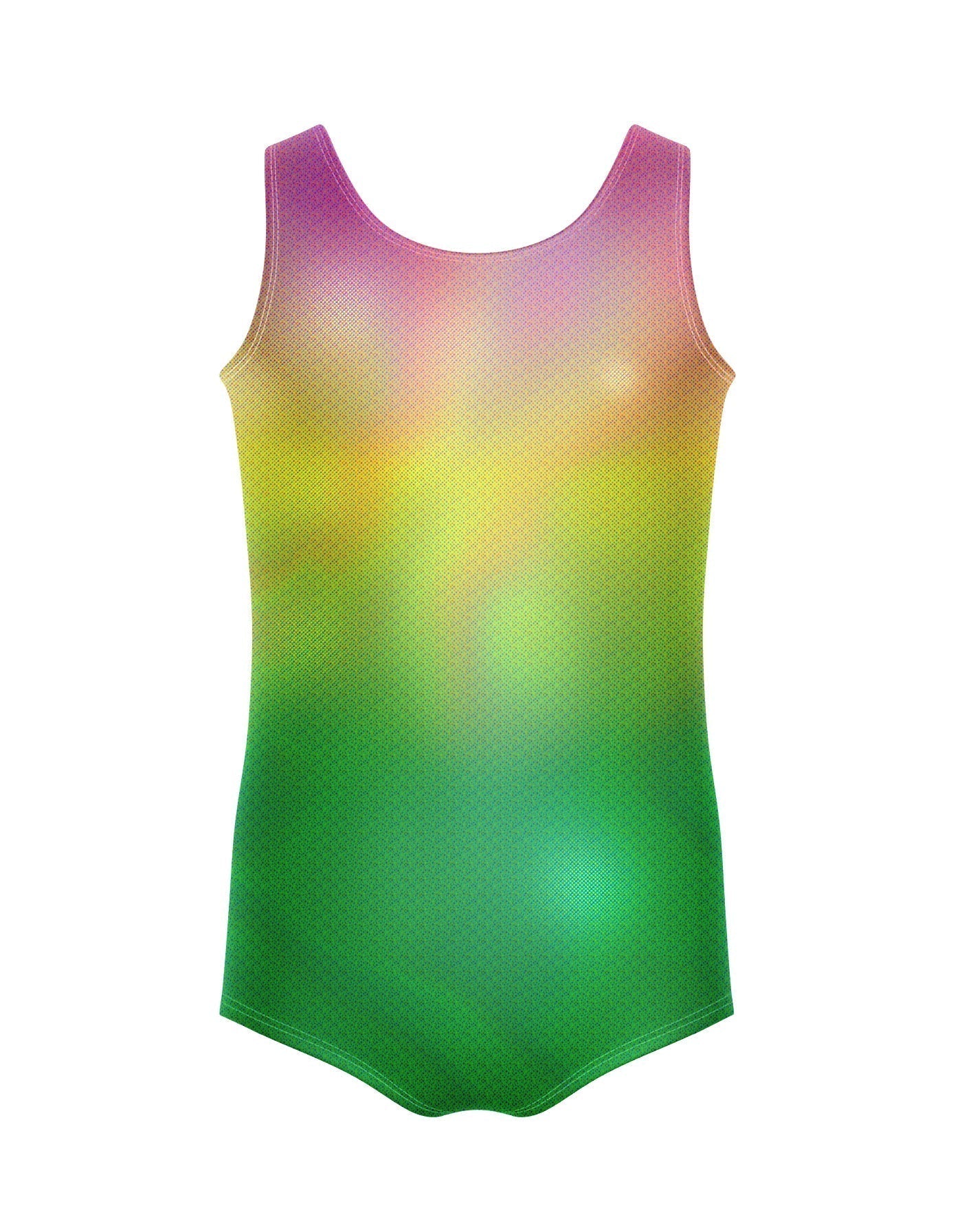 Ombre Brights 3 Tone Tank Leotard