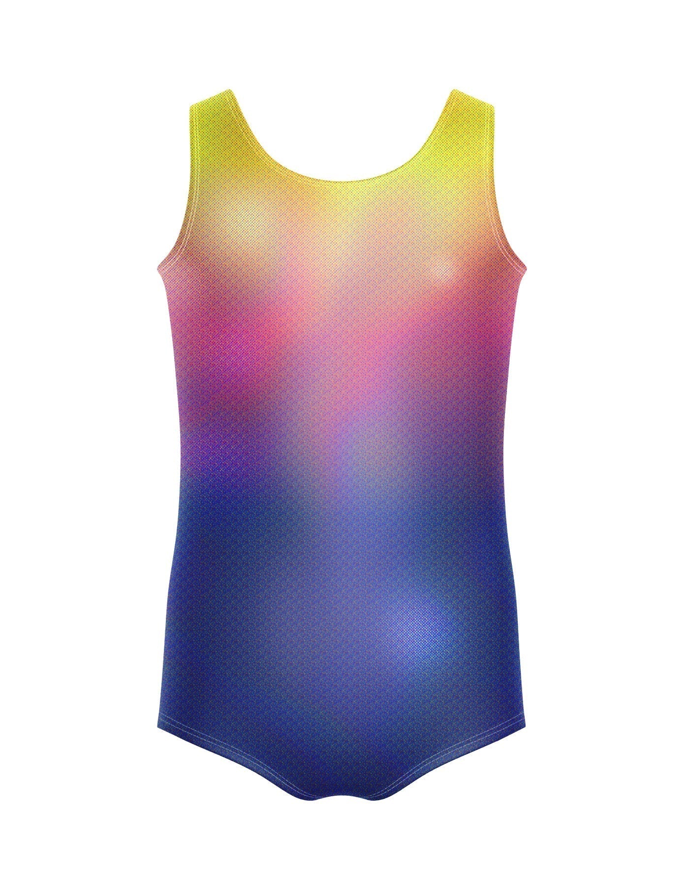 Ombre Brights 3 Tone Tank Leotard