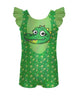 Crocodile Rock Tank Gather Sleeve Biketard
