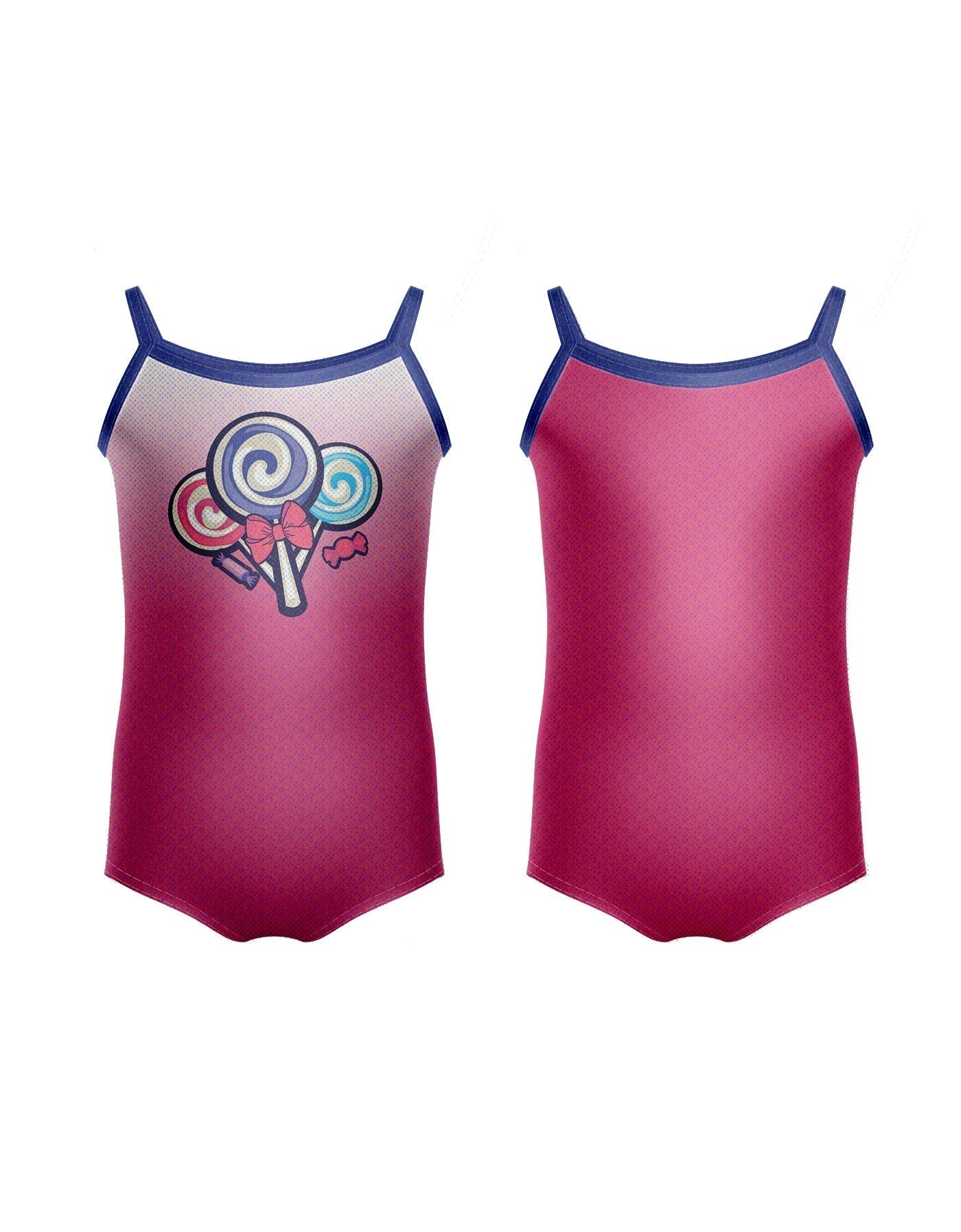 Reversible Lollipop Cami Leotard