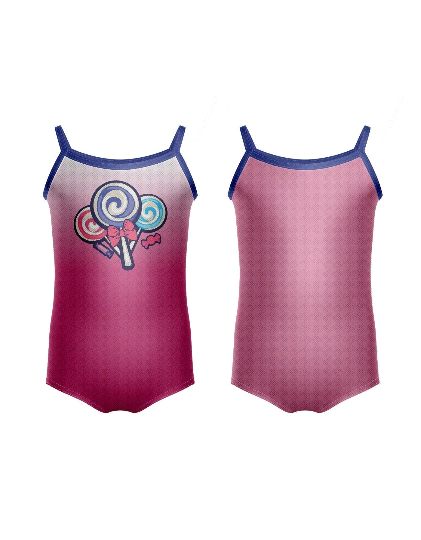 Reversible Lollipop Cami Leotard