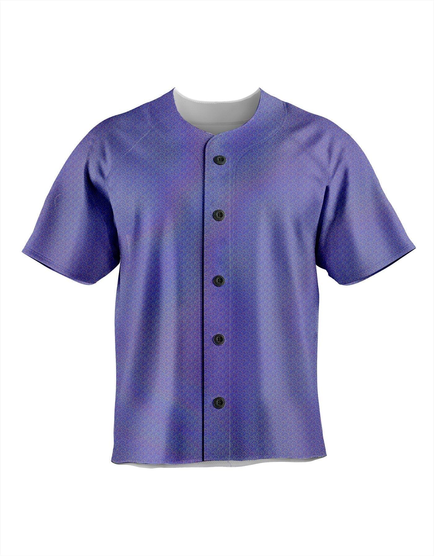 Solid Hologram Baseball Jersey