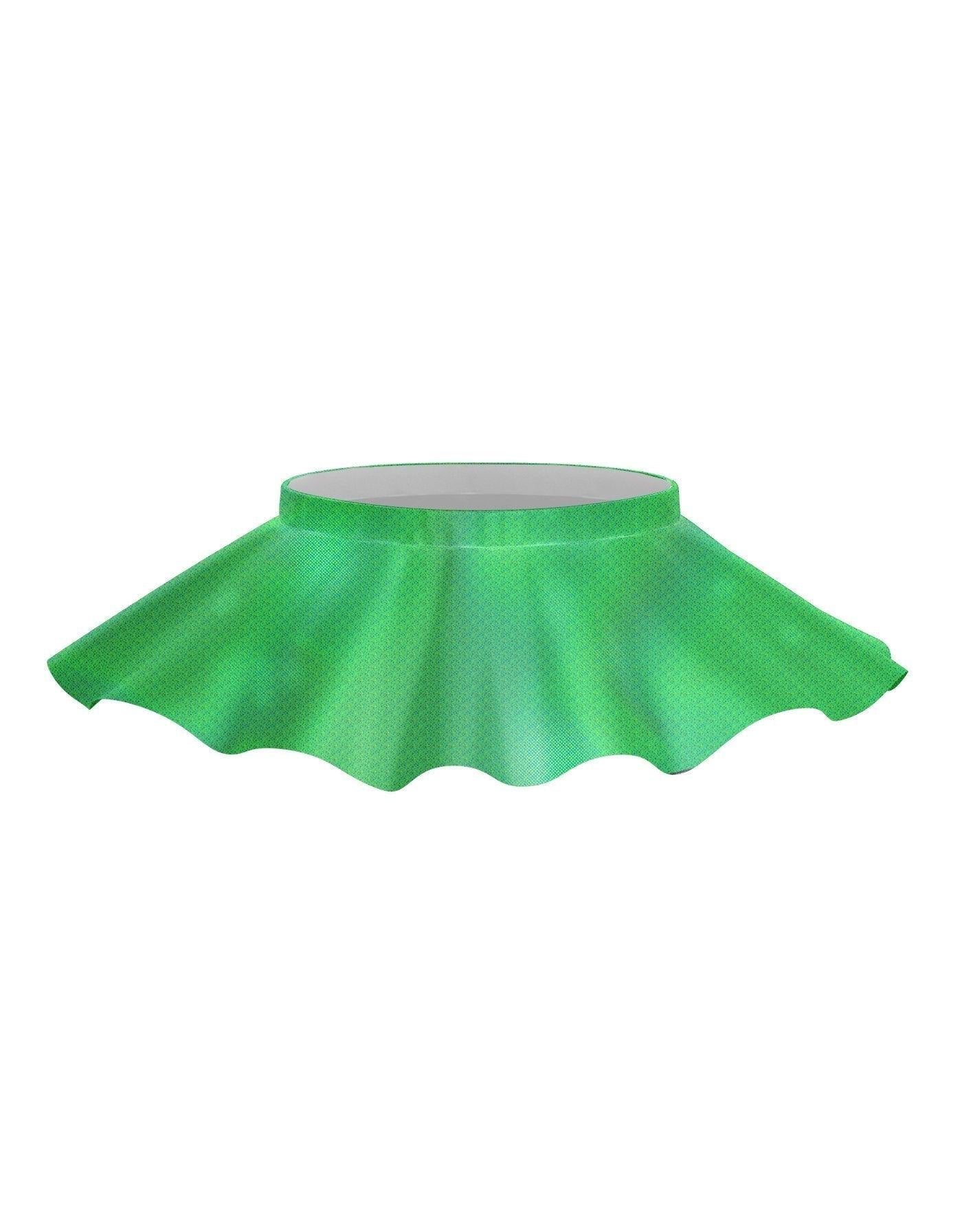 Solid Hologram Top Skirt