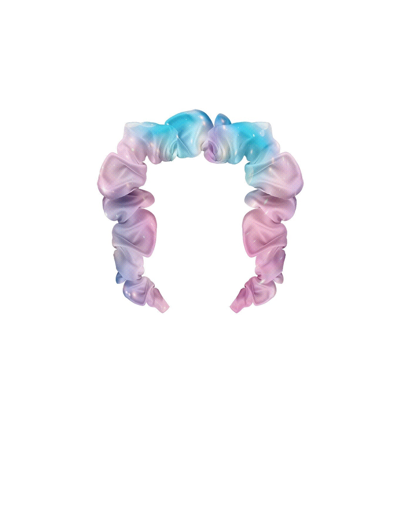Ombre Pastels Neck Ruffle