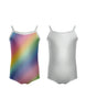 Reversible Pastel Rainbow Cami Leotard