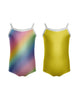 Reversible Pastel Rainbow Cami Leotard
