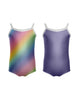 Reversible Pastel Rainbow Cami Leotard