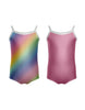 Reversible Pastel Rainbow Cami Leotard