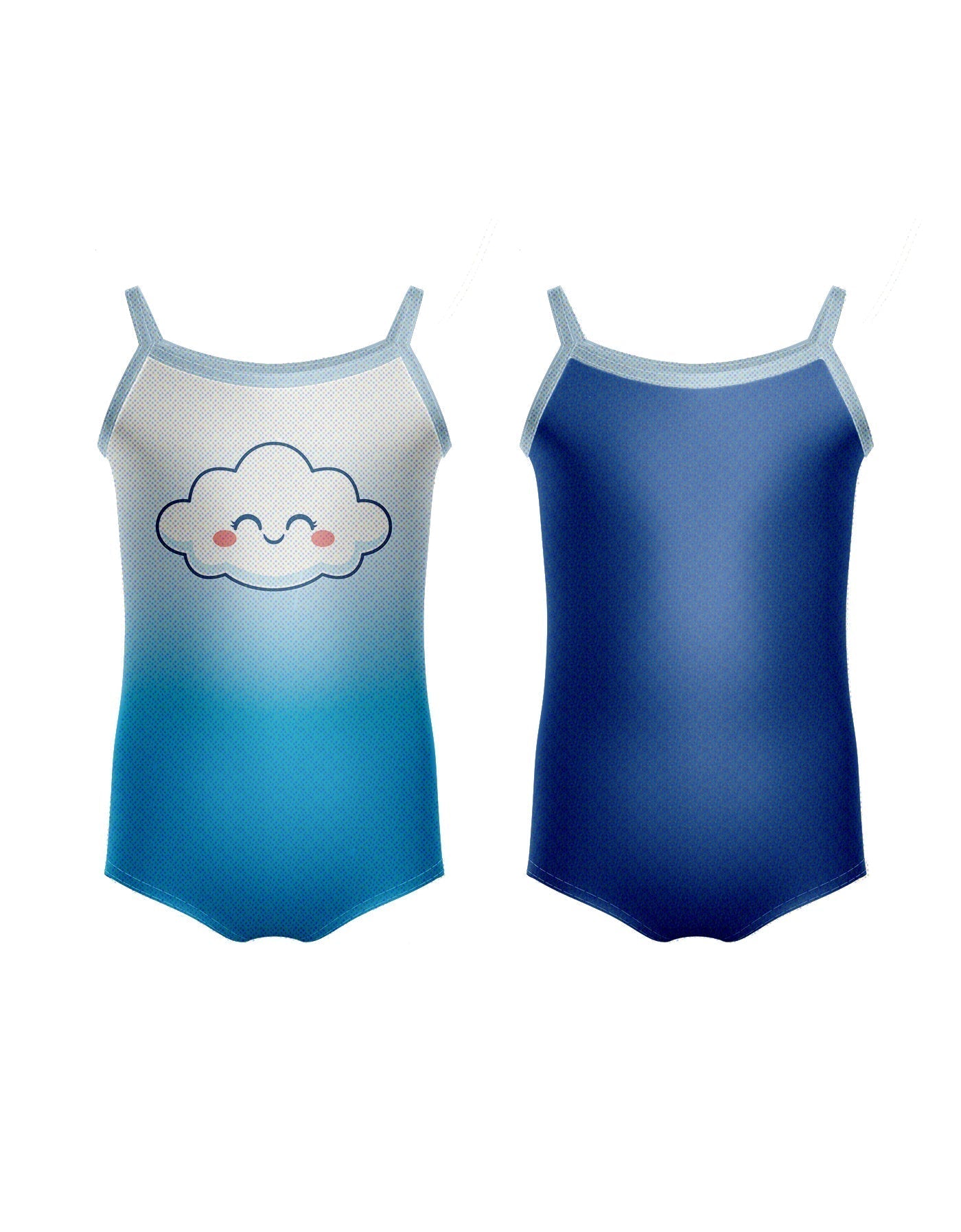 Reversible Cloud Cami Leotard
