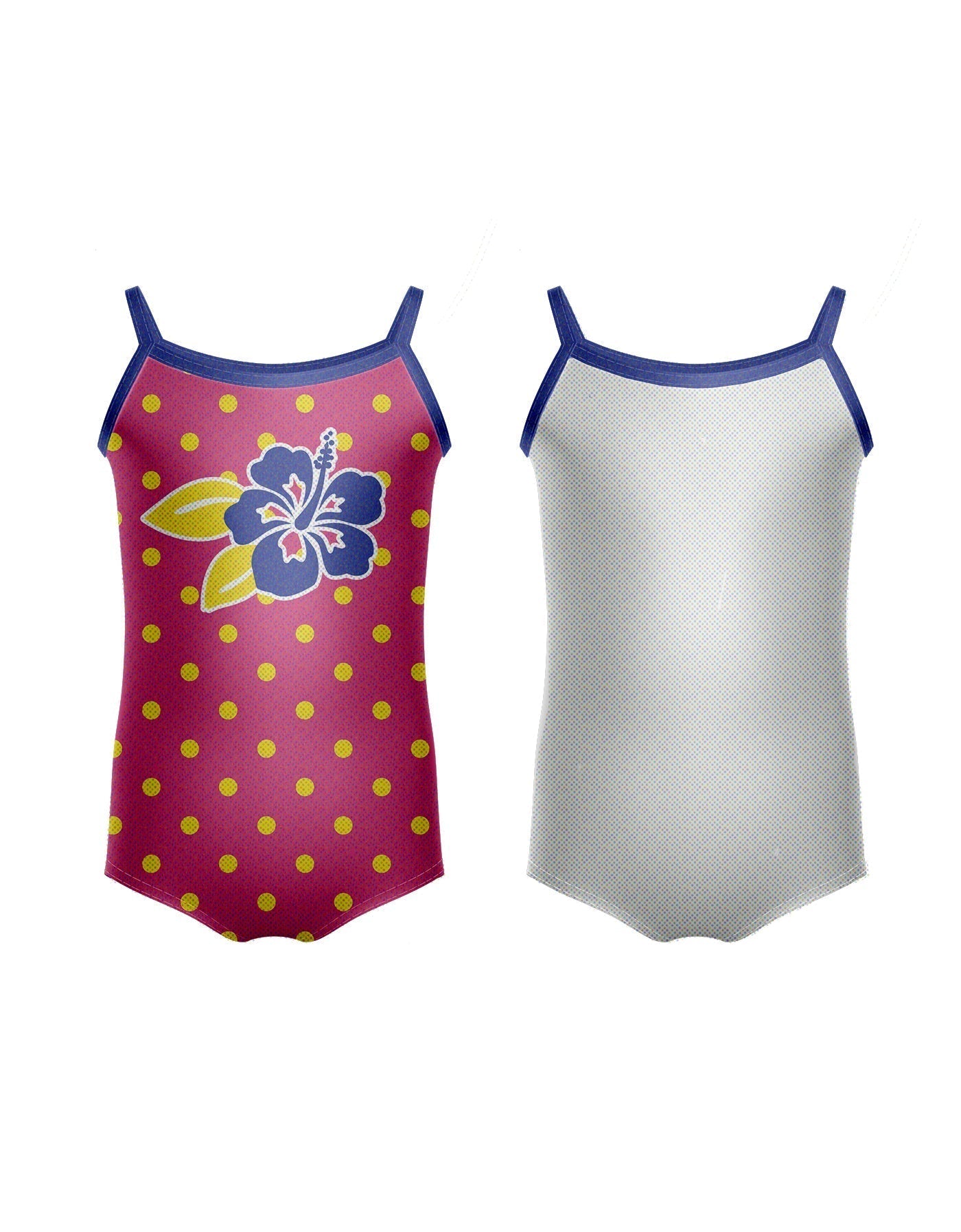 Reversible Hawaiian Cami Leotard