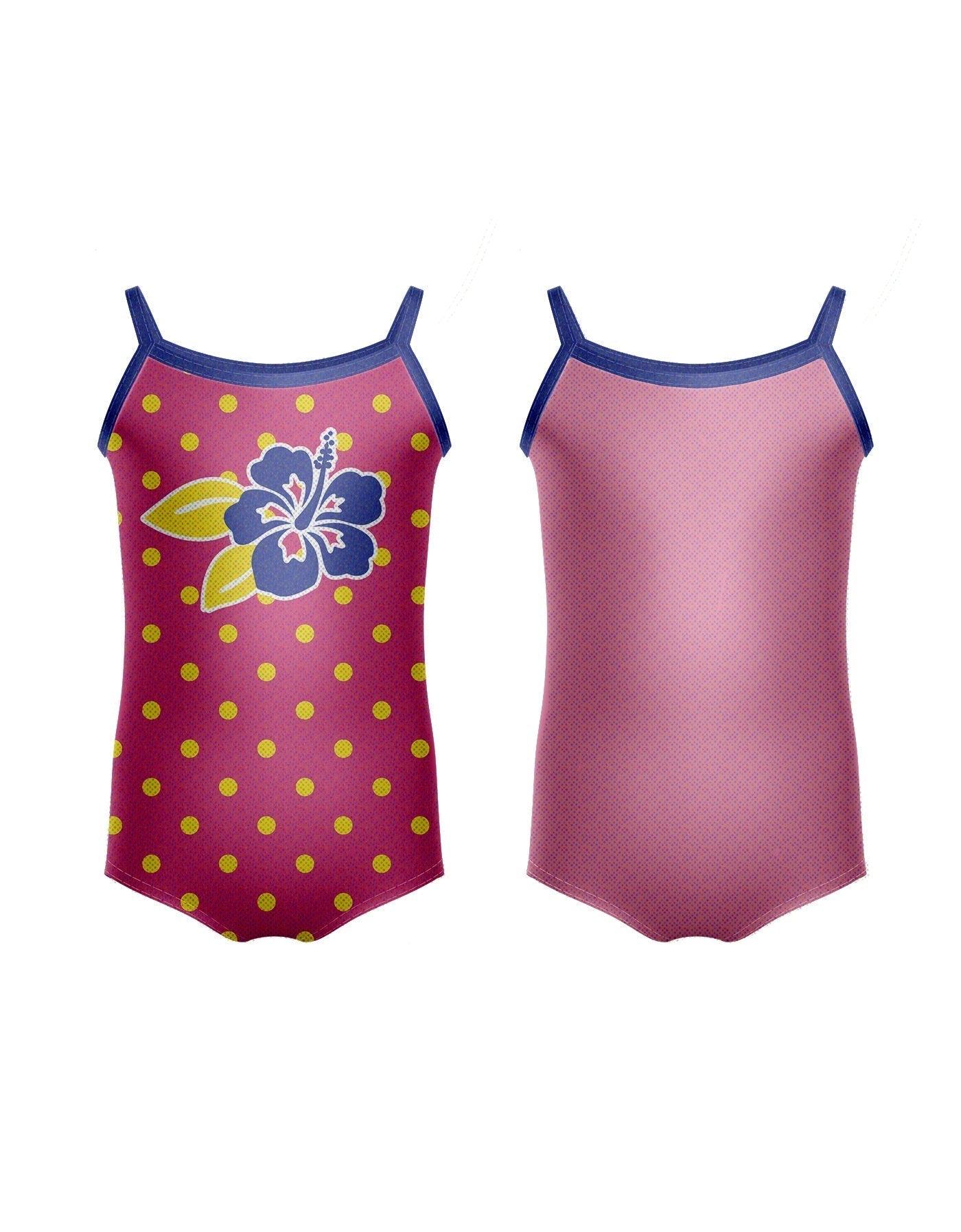 Reversible Hawaiian Cami Leotard