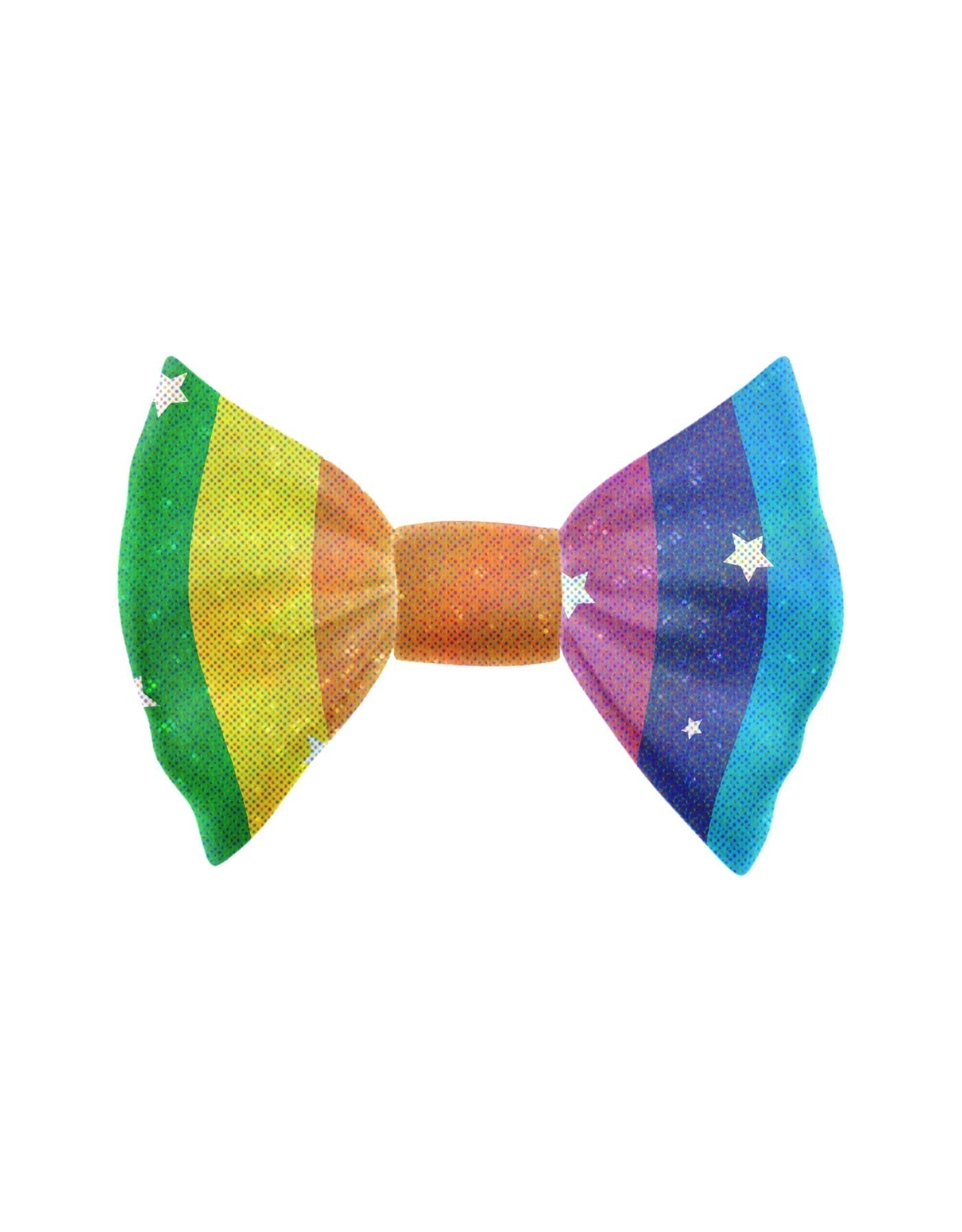 Rainbow Stars Hair Bow