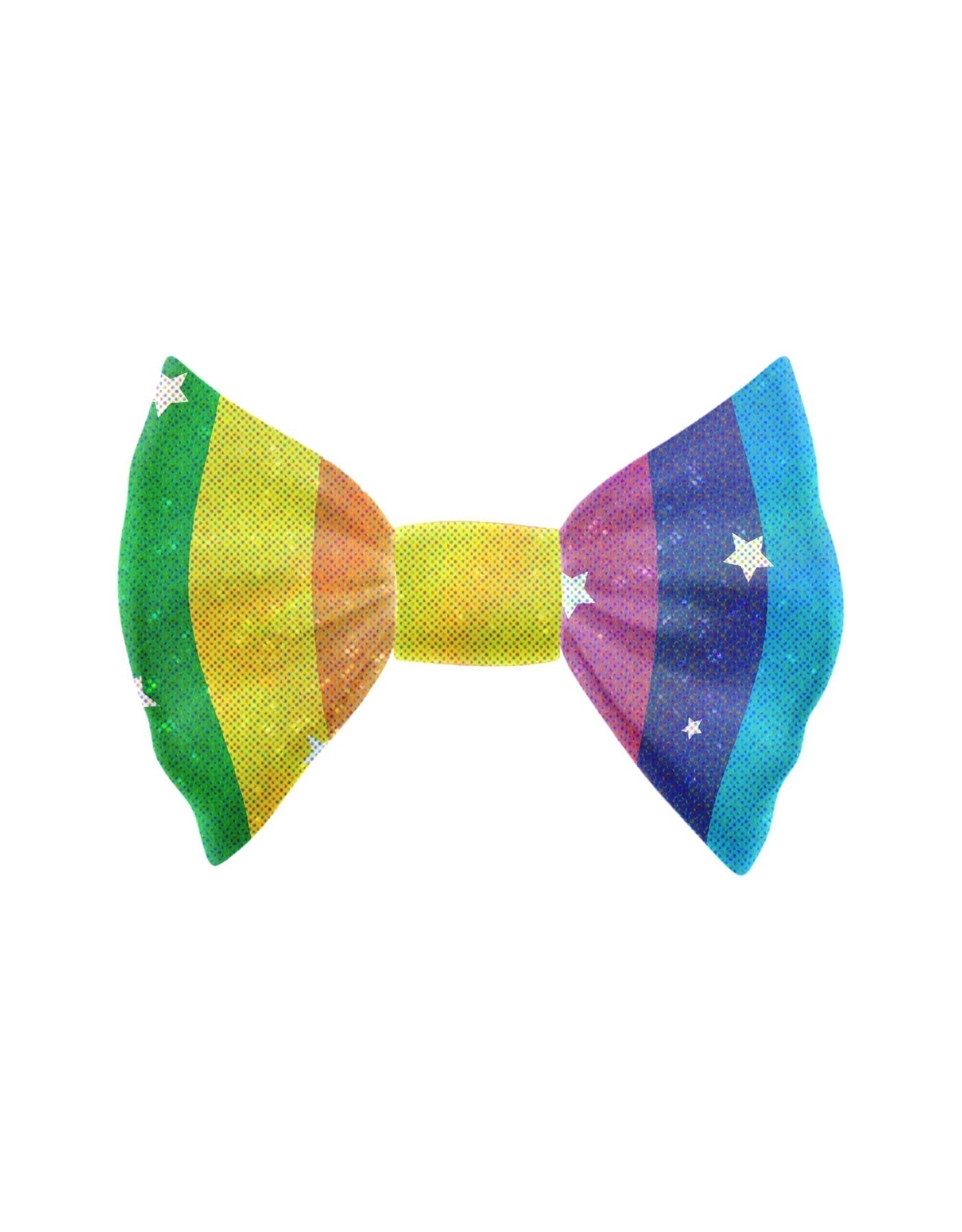 Rainbow Stars Hair Bow