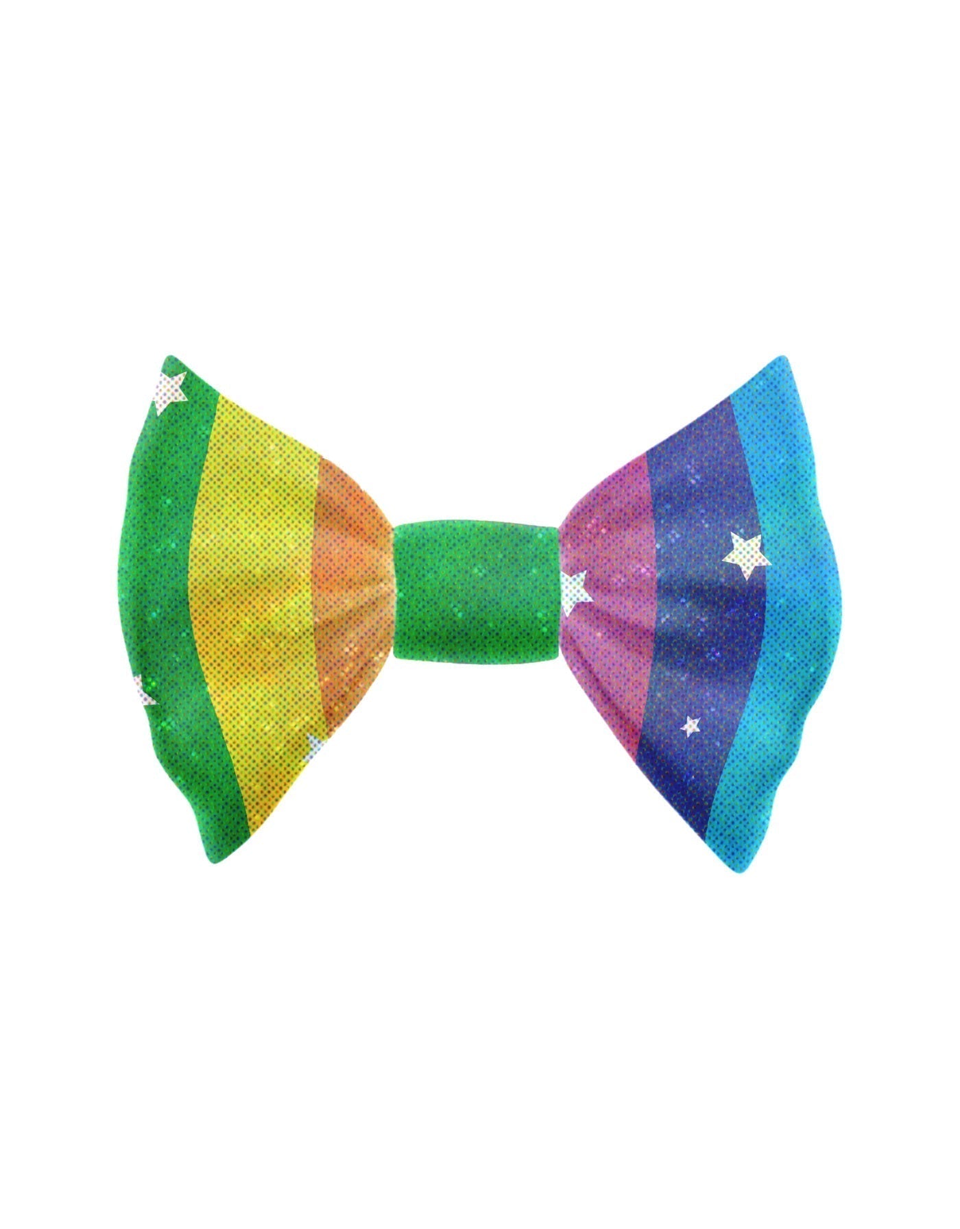 Rainbow Stars Hair Bow