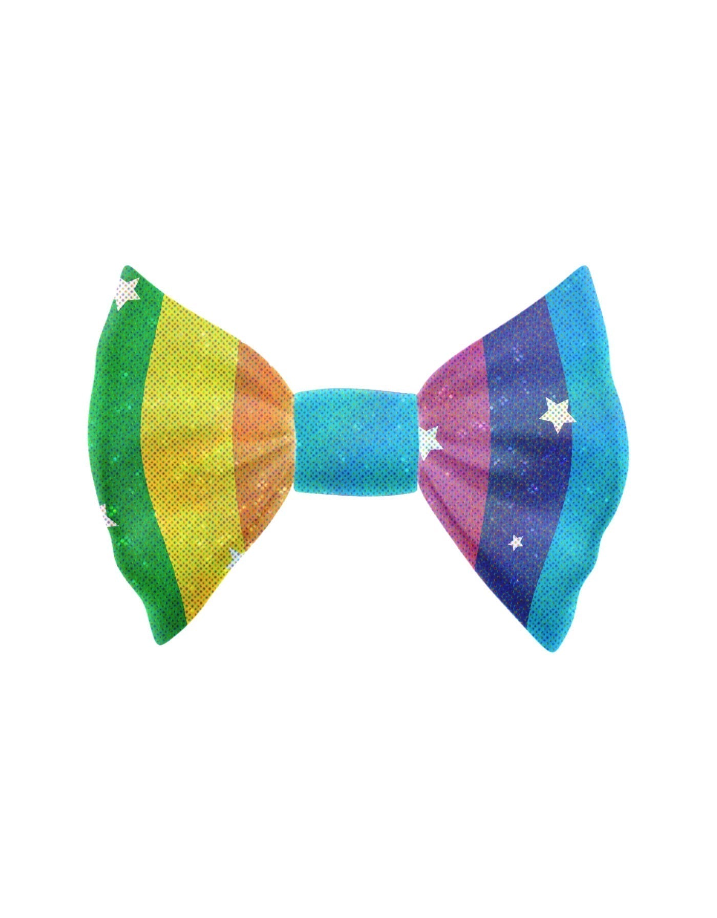 Rainbow Stars Hair Bow