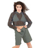 Solid Cargo Basketball Shorts