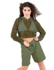 Solid Cargo Basketball Shorts
