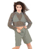 Solid Cargo Basketball Shorts