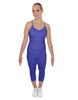 Solid Lycra Capri Leggings