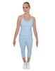 Solid Lycra Capri Leggings