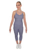 Solid Lycra Pocket Capri
