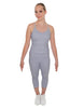Solid Lycra Pocket Capri