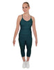Solid Lycra Pocket Capri