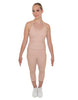 Solid Lycra Pocket Capri
