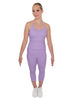 Solid Lycra Pocket Capri