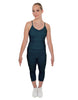 Solid Lycra Pocket Capri