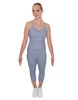 Solid Lycra Pocket Capri