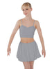 Solid Lycra Bubble Skort