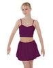 Solid Lycra Bubble Skort