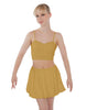 Solid Lycra Bubble Skort