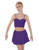 Solid Lycra Bubble Skort