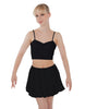 Solid Lycra Bubble Skort
