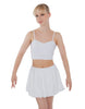 Solid Lycra Bubble Skort