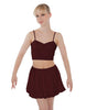 Solid Lycra Bubble Skort