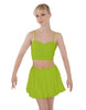 Solid Lycra Bubble Skort